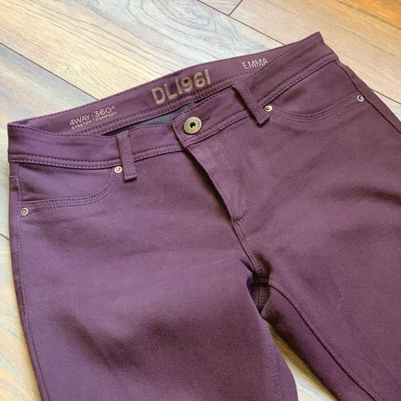 DL1961 Emma Legging Denim in Rosewood - Picture 3 of 4